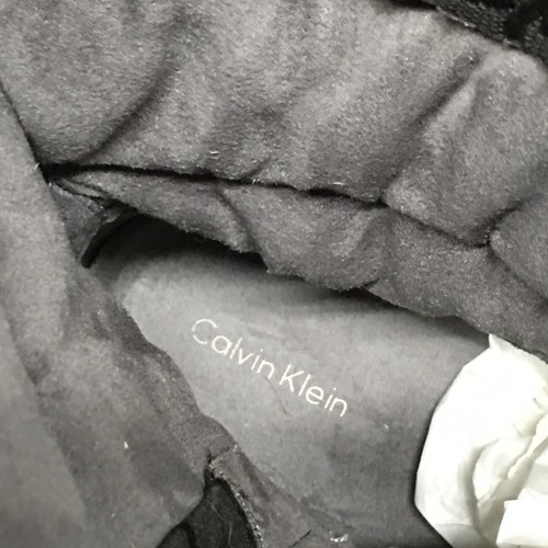 Calvin Klein Boots Womens 11 M Ivah Mid Calf Quilted Rain Black Rubber Buckle - Picture 14 of 17