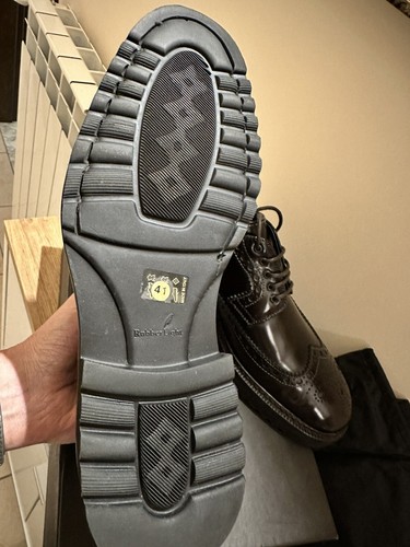 Scarpe Stringate Cristiano Gualtieri Mod.710 Misura 41 Nuove Testa Di Moro - Foto 4 di 8
