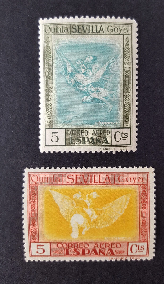 Lot De 3 Timbres Espagnols Vintage 1940 - Non Oblitérés, Couleurs Variées, Pro TB
