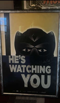 He s Watching You From  Kick Ass  Movie Signed Nick Cage 27'' x 40''