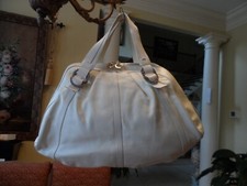 Bvlgari White Calf Leather Shoulder Bag