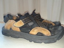 Bite Mens Golf Sandals Leather Brown Size 8 P 