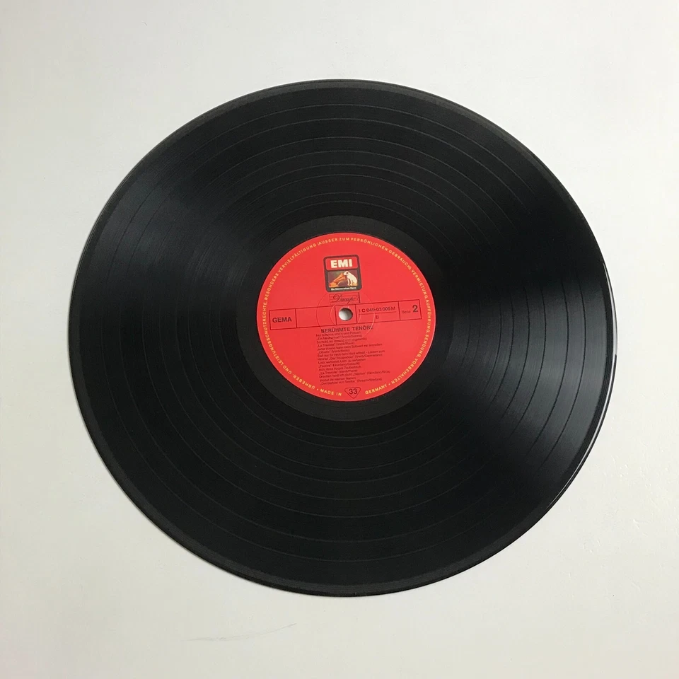 Various - Beruhmte Tenore LP Vinyl Record (GER) - 1C 049-03 005 M  VG+/EX - Изображение 4 из 4
