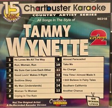 90318 TAMMY WYNETTE CHARTBUSTER KARAOKE CDG LOT VA