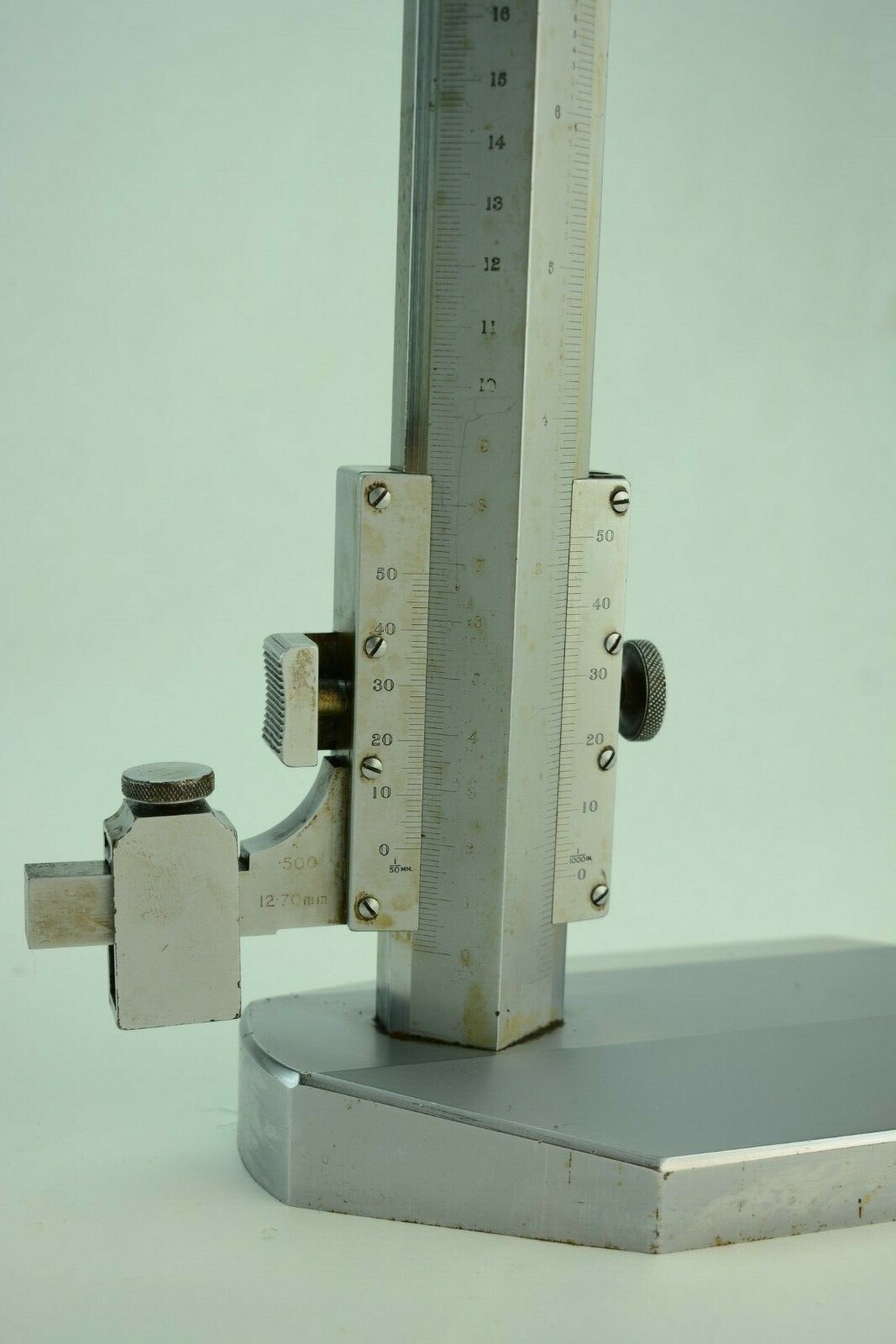 BENSON BRADFORD VERNIER HEIGHT GAGE METRIC 51cm ,INCH 20" INSPECTION