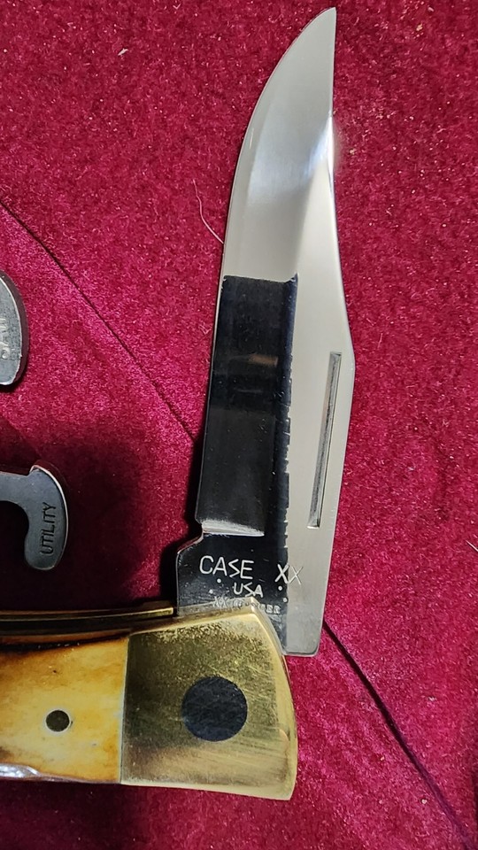1980's? Case XX Changer Folding Lockback Knife with Stag Handles eBay