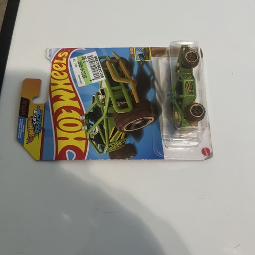 Hot Wheels HW ROLL CAGE HW Green Car from In Box Netflix Hw Dirt - Picture 11 of 12