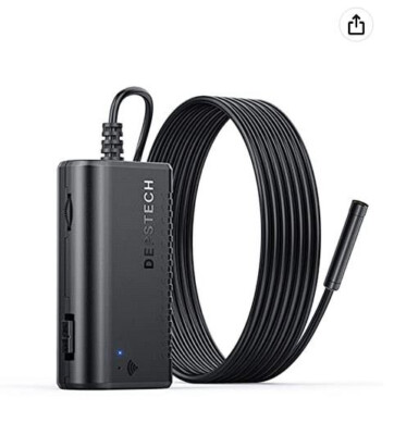 Depstech 4331891326 Wireless Endoscope Snake Camera Black