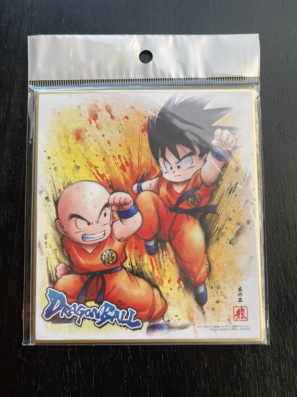 BANDAI Dragon Ball Shikishi 8 ART8 Son Goku Krillin Dragonball ART 8 JAPAN