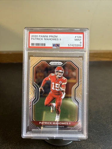 2020 Panini Prizm - #124 Patrick Mahomes II PSA 9