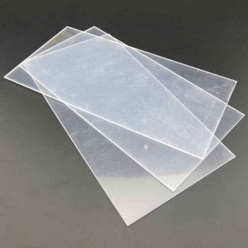 Clear Plastic Sheet Perspex Panels 1mm Thick 80x80mm 100x200mm 200x300mm - Picture 2 of 4