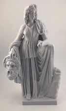 GREEK SCULPTURE MELPOMENE 9.8 INCH/250 MM, MUSEUM REPRODUCTION
