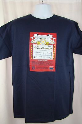 Hawaiian Hawaii Budweiser BEER BRADDAHWISER T-shirt Tee shirt XL NEW w/o tag