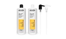Nioxin Cleanser Shampoo Conditioner Duo 33oz 2 Free Pumps