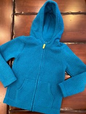 OshKosh Cozy Spring Fall Zippered Teal Jacket  Girls Size 5