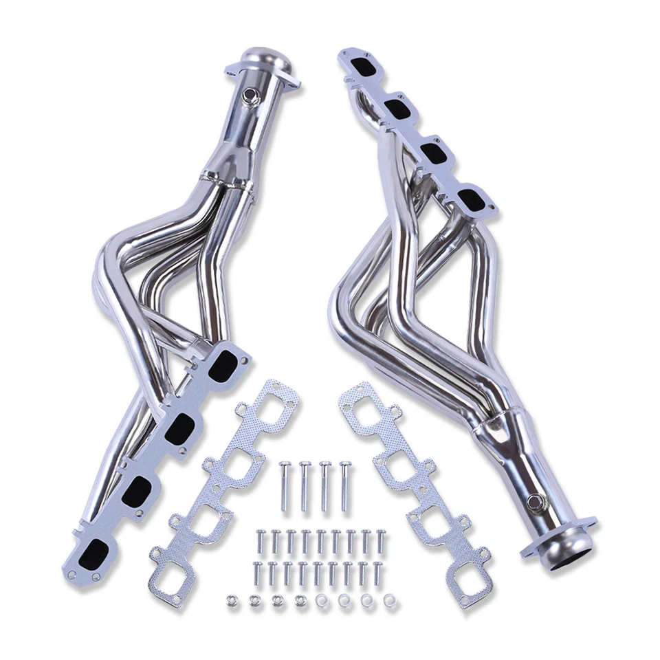 For Dodge Ram 1500 5.7L HEMI 2009-2018 Long Exhaust Headers Stainless Steel - Image 2 of 4