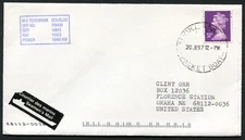 NEW ZEALAND (21224) M.V TEIGNBANK paquebot cancel/cover