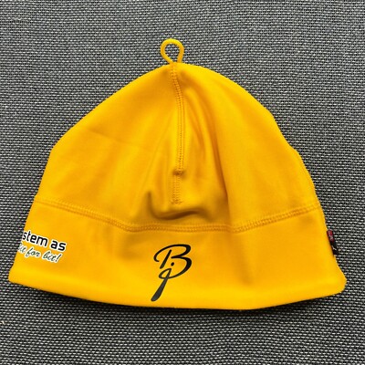 Bjorn Daehlie Beanie Hat Ski Cap OS Biathlon Cross Country Yellow