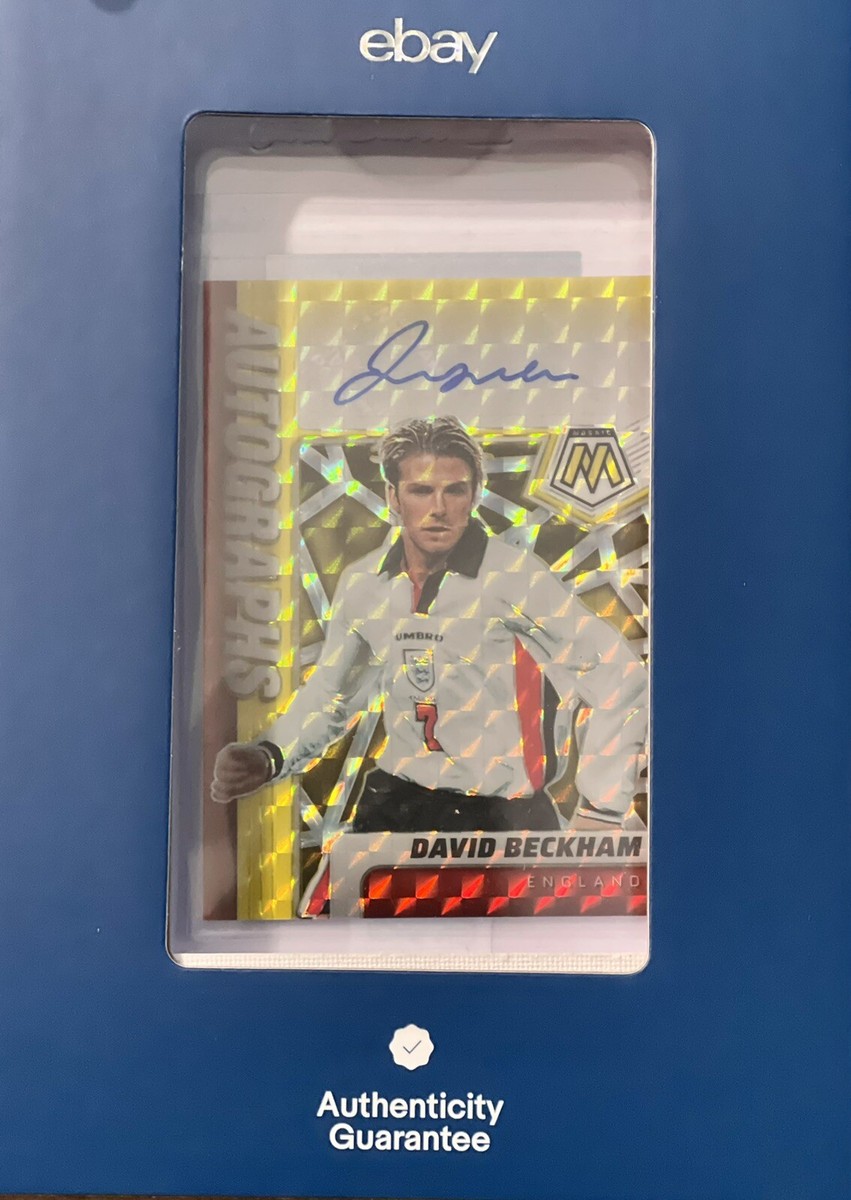 ベッカム　ページ 2021-22 Panini Mosaic World Cup David Beckham Gold Fluorescent