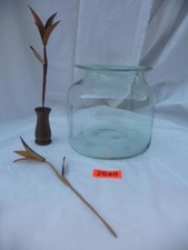 2640. Old Biedermeier glass storage glass Biedermeier glass hand blown 5 ltr.