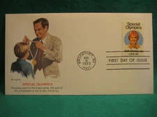 First Day of Issue-Fleetwood Cachet-15c Special Olympics-Scott #1788