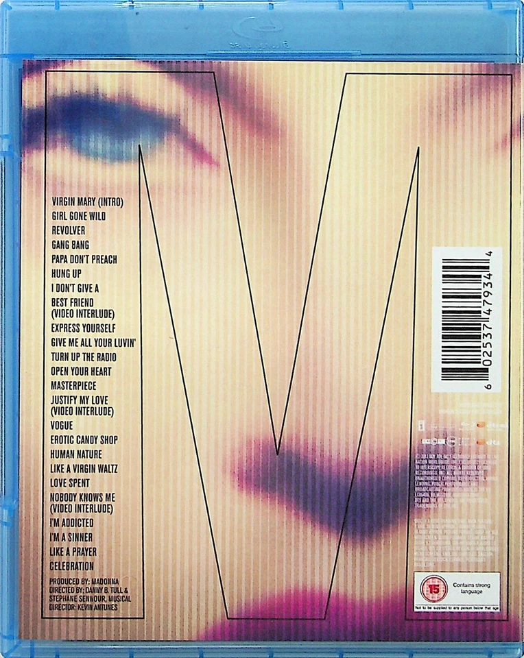 Madonna -MDNA -The World Tour Live Blu Ray 2013 *MINT (Like A Virgin/Vogue) R0 - Image 3 of 3