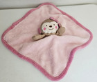 New ListingKoala Baby Monkey Lovey Security Blanket Pink Brown
