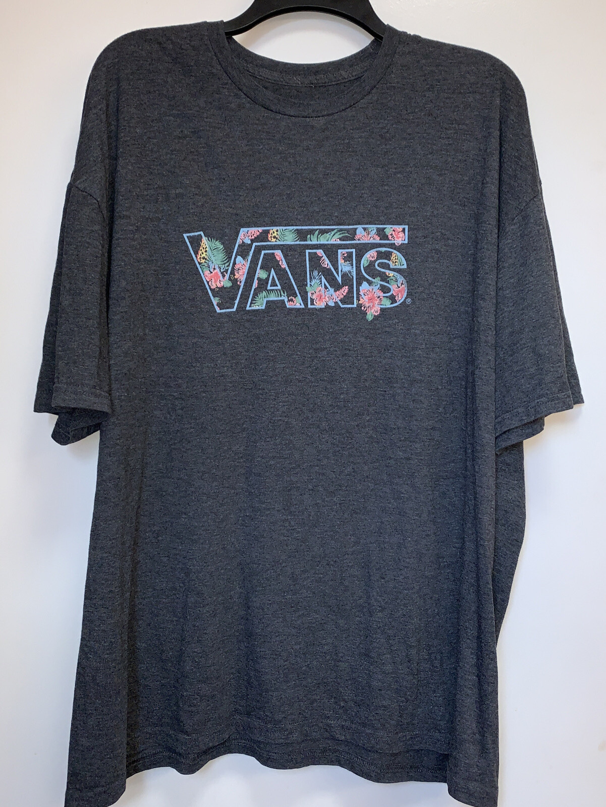 VANS Floral Logo T-Shirt Size XXL | eBay