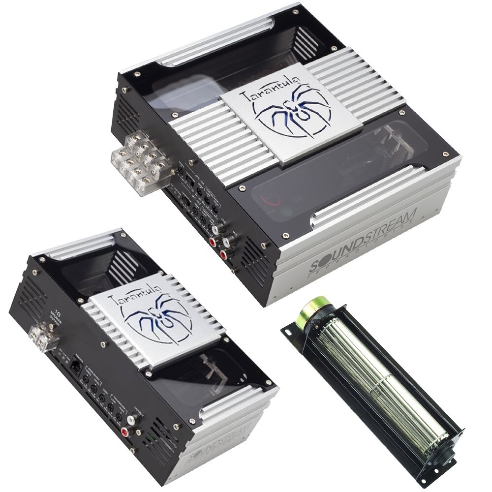 Комплект автомобильных аудиодинамиковсабвуферных усилителей Soundstream TXP с 4-канальным и моноблочным 1-канальным усилителем 65990₽