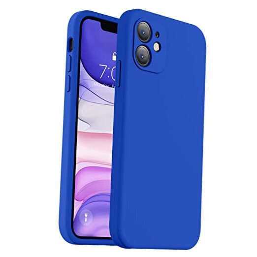 Compatible with iPhone 11 Case 6.1 inch, Soft Liquid Silicone with Klein Blue