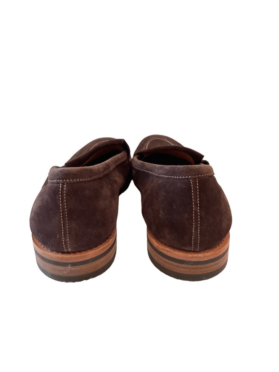 John Lobb Mens Brown Leather Slip On Loafer Casual Shoes  display picture 3