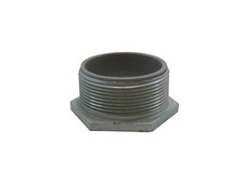   2 Malleable Iron Chase Nipple, INSULATED  