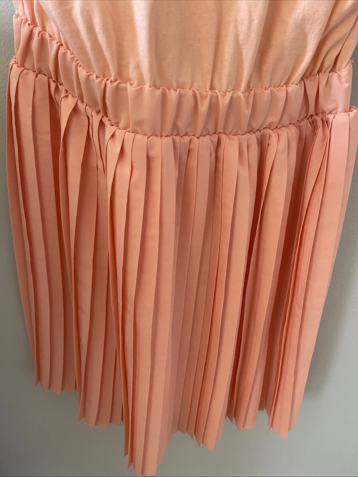 Abito Kate Spade Saturday Peach vestibilità N svasato con gonna plissettata taglia XS