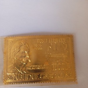 Timbre Gabon 1875