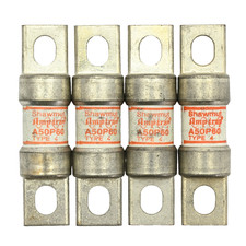 Lot of 4x Gould Shawmut AmpTrap A50P60 Type 4 Fuse Form 101 60A 500VAC