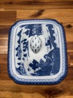 Mottahedeh Canton Lid for Square Vegetable Bowl Blue White Portugal NEW — photo 6
