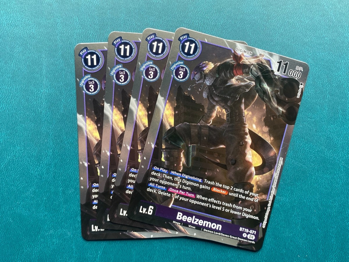 digimon card game beelzemon Digimon - Beelzemon - 3-On-3 November 2023 - Top 4 - ST14-08 main image 0