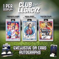 2025 Club Legacyz Icons Football (Soccer) 2nd Edition Hobby Box sealed 25CLSISE