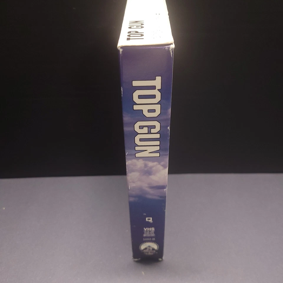 Top Gun VHS 1692-B Art with Diet Pepsi Promo Print On The Back Rare (1986) - Imagem 4 de 4