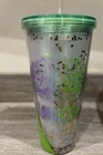 Wicked For Good Glinda Elphaba Cinema vue Glitter Cup Mug 32oz NEW
