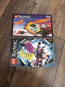 LEGO Technic 8735 Motor Set 9V Power 1997 In Original Box Missing Pieces