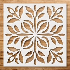 Modern Abstract Pattern Wall Art Reusable Stencil for DIY Crafts - StencilAir