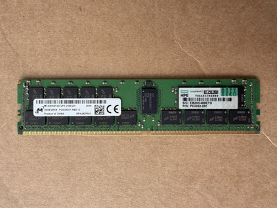 HPE 32GB DDR4-2933 ECC RDIMM Micron MTA36ASF4G72PZ-2G9E2VI P03052-091 P06189