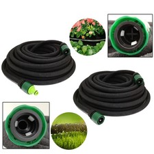Soaker Hose Garden Watering Lawn Irrigation Perforated Hosepipe 15m 30m 45m 60m