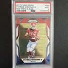 2017 Panini Prizm Patrick Mahomes II Red White Blue RWB #269 Rookie Card PSA 9