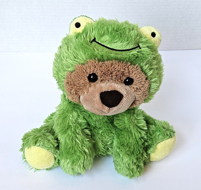 Aurora Lil Benny Frog Plush Bear in Green Frog Costume Stuffed Animal 2018 12''