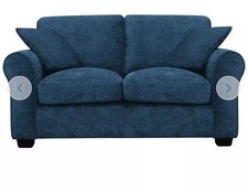 Argos Home Taylor Fabric chair &  2 Seater Sofa - Blue 342/0591 Argos £705