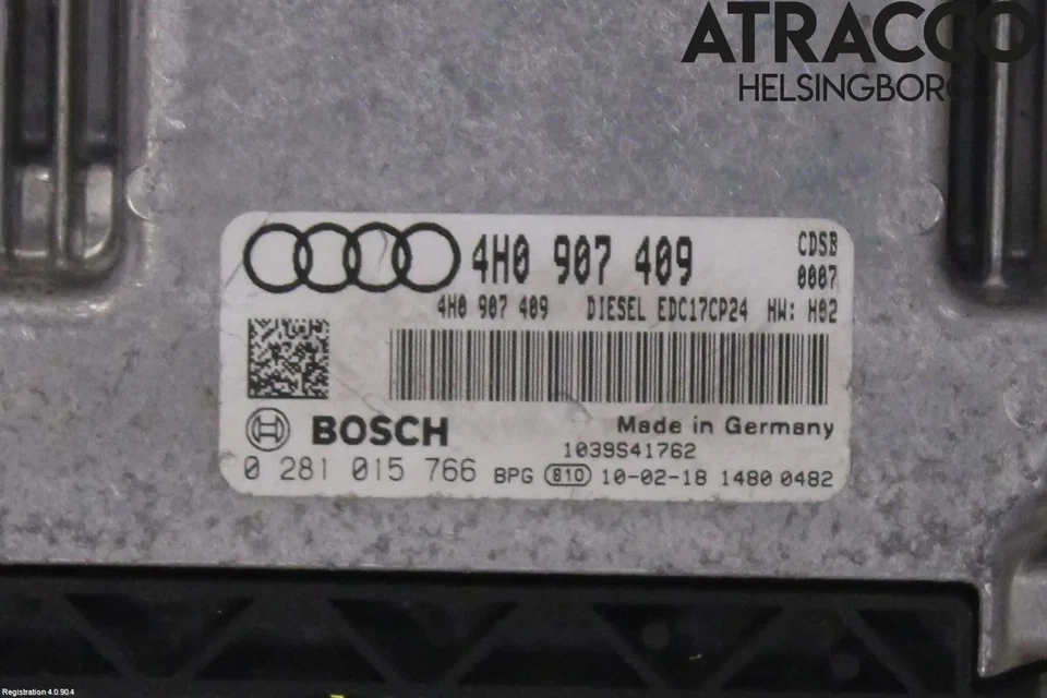 Centralina motore originale (ECU) destra AUDI A8 (4H2, 4H8, 4HC, 4HL) 2010 - Immagine 3 di 3