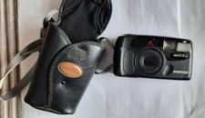 Pentax Zoom 60X 35mm Film Point and Shoot Camera Black Case, For parts. 