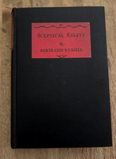 Sceptical Essays by Bertrand Russell - HC - 1st Edition - 1928 - Philosophy